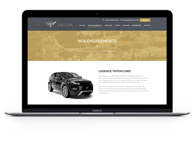 Création d'un site web de location de voiture